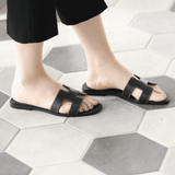 HERMES(エルメス) サンダル・オラン<ブラック>