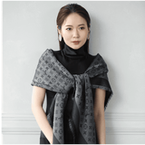 LOUIS VUITTON(ルイヴィトン)ショール モノグラムシャイン <ノワール>