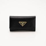 PRADA Saffiano Key Case 1PG222 <Black>