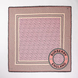 BURBERRY(バーバリー)スクエアスカーフ モンタージュプリント ラージ <ピンク>