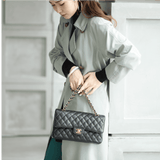 【USED未使用】CHANELマトラッセ25 キャビアスキン チェーンショルダーバック A01112 <ゴールド>