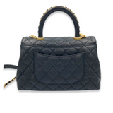 CHANEL(シャネル)ココハンドル キャビアスキン スモール A92990<ブラック>