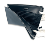 PRADA(プラダ)ドキュメントケース クラッチバッグサフィアーノ三角ロゴ<ブラック>