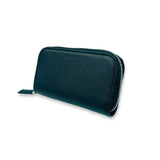 PRADA(プラダ) キーケース ラウンドジップ サフィアーノ <ブラック>