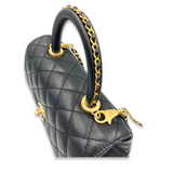 CHANEL(シャネル)ココハンドル キャビアスキン スモール A92990<ブラック>