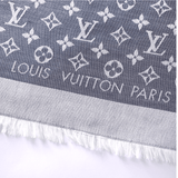LUIS VUITTON Shawl Monogram Denim M71376 <Denim Blue>