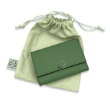 LOEWE(ロエベ)コンパクト財布 アナグラムバーティカルウォレットスモール<グリーン>