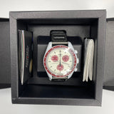 OMEGA×swatch(オメガ×スウォッチ)コラボ腕時計 PLUTO(プルート)<ワインレッド>