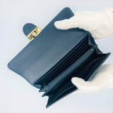 GUCCI(グッチ) 長財布 インターロッキングGG<ブラック>