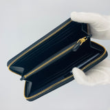 PRADA Vitello Move Round Zipper Long Wallet 1ML506 <Black>
