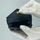 PRADA(プラダ)三つ折り財布 トライアングル ヴィッテロムーブ <ブラック>