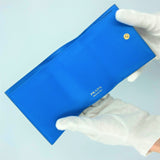 PRADA(プラダ)三つ折り財布 リボン付コンパクトサフィアーノ<ライトブルー>