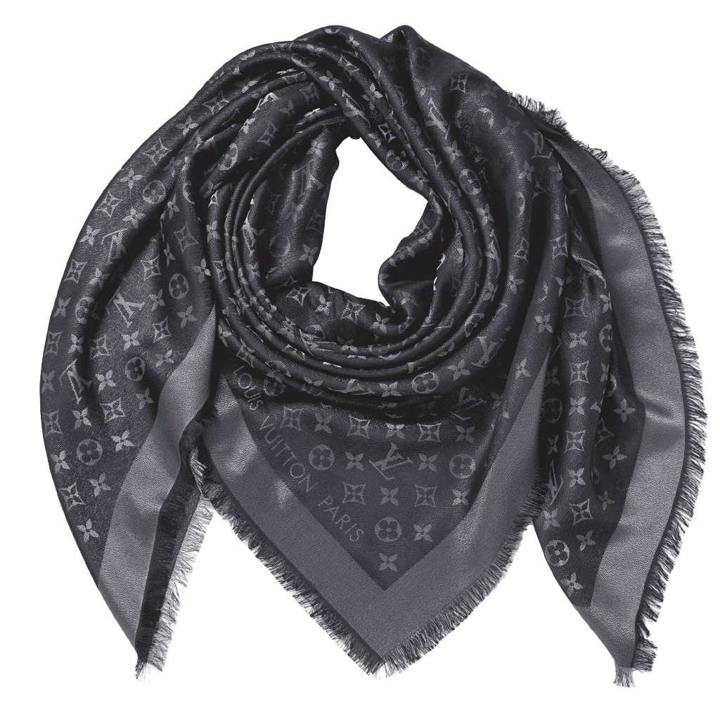 LUIS VUITTON ショールモノグラムシャイン <ノワール> LUIS VUITTON ショールモノグラムシャイン <ノワール>