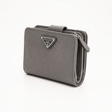PRADA Saffiano Triangle Wallet 1ML018 &lt;Gray&gt;