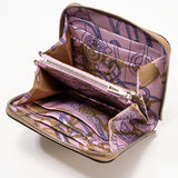 HERMES Azap Silk In Compact Wallet &lt;Chai&gt;