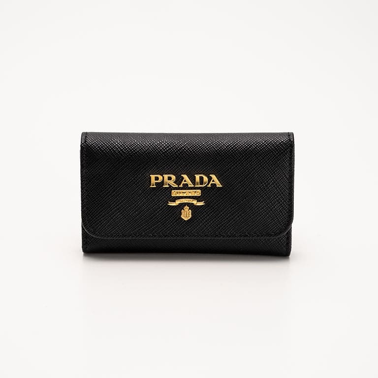 PRADA（プラダ）キーケース サフィアーノメタル＜ブラック＞