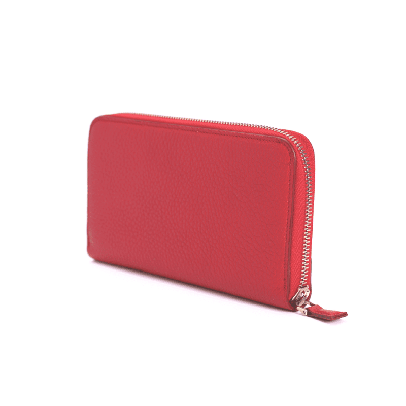 TOM FORD Round Zipper Long Wallet &lt;Red&gt; 