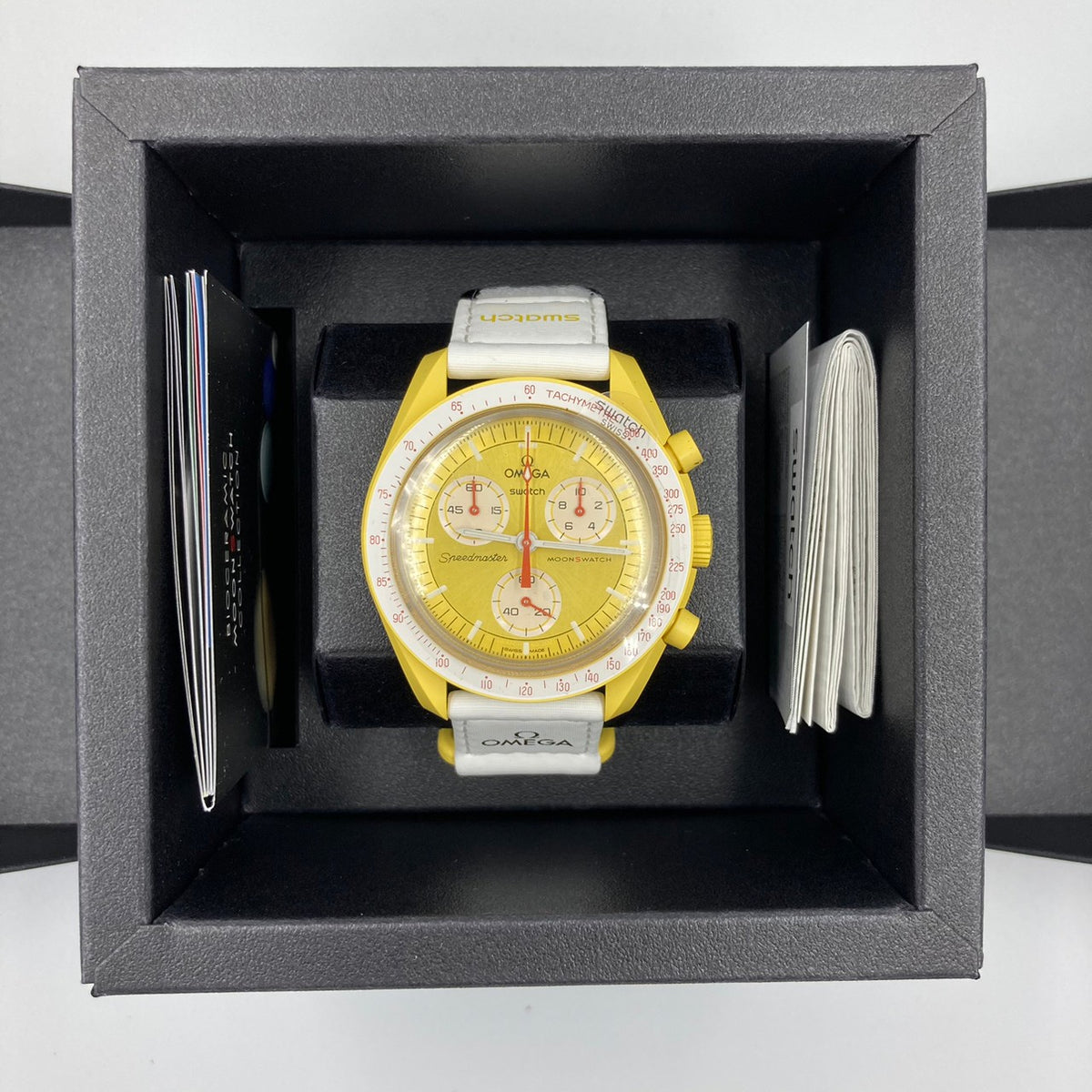 オメガ　スウォッチ　イエロー OMEGA×swatch（オメガ×スウォッチ）コラボ腕時計＜イエロー＞
