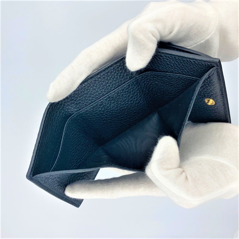 PRADA Vitello Dino Leather Wallet 1MH021 &lt;Black&gt;